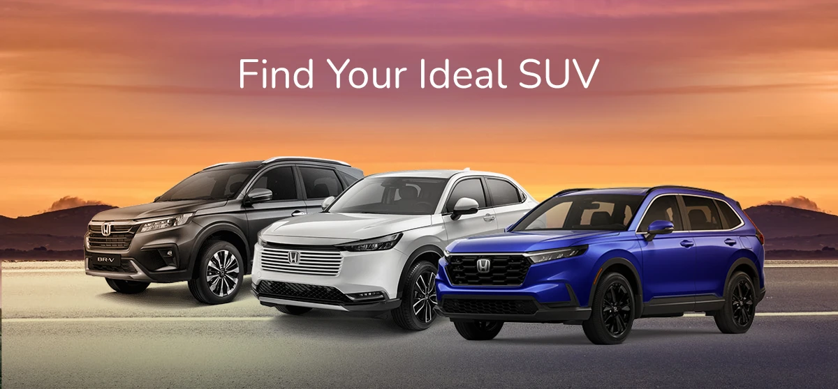 Honda SUV Comparison in St. Maarten: CR-V, HR-V and BR-V