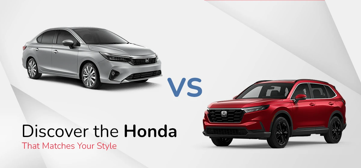 Sedan vs SUV: a Guide to Choosing the Ideal Honda for you in Cayman